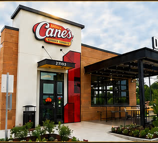 Raising Cane's single-tenant restaurant property